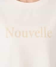 K2KED19039 a.v.v(アー・ヴェ・ヴェ) フロッキープリントプルオーバー ライトイエロー