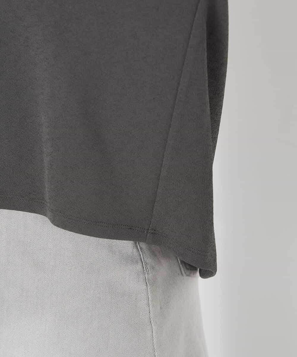 K2KED19039 a.v.v(アー・ヴェ・ヴェ) フロッキープリントプルオーバー ライトイエロー