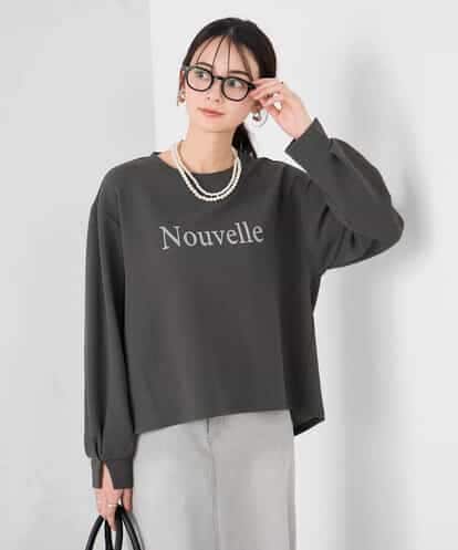 K2KED19039 a.v.v フロッキープリントプルオーバー