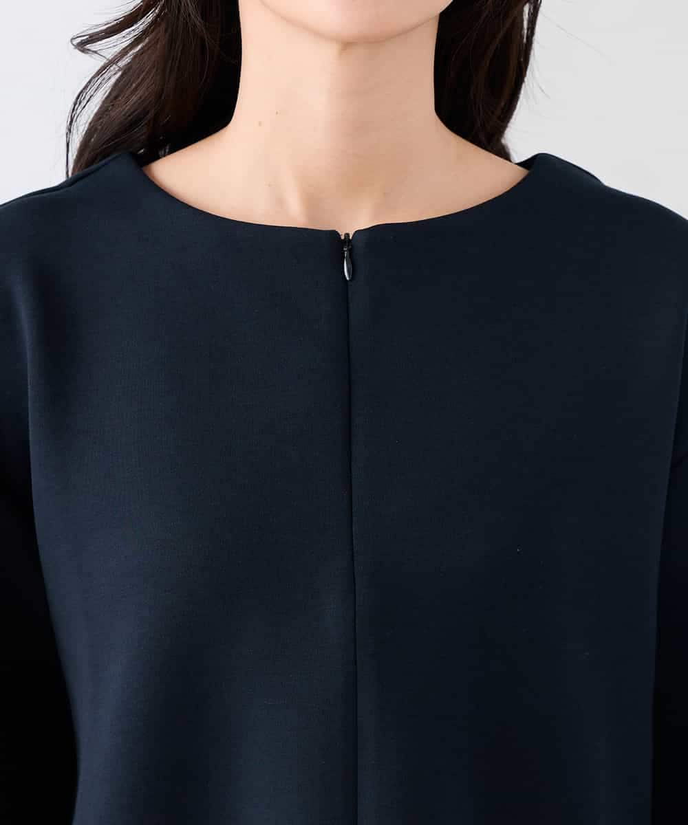 K2KED35044 a.v.v(アー・ヴェ・ヴェ) ZIP付きダンボールプルオーバー サックス