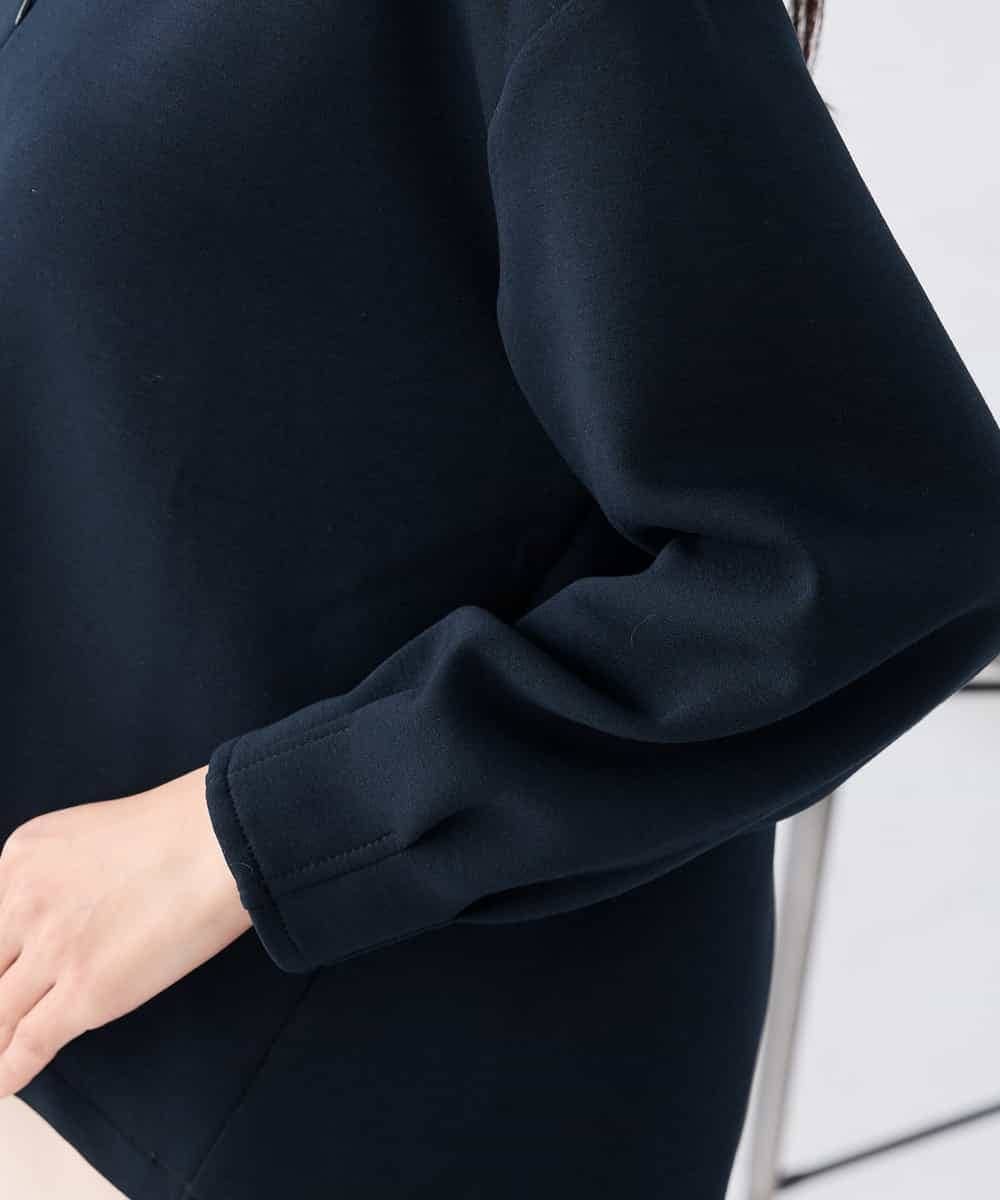 K2KED35044 a.v.v(アー・ヴェ・ヴェ) ZIP付きダンボールプルオーバー サックス