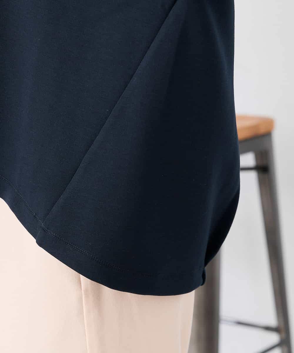 K2KED35044 a.v.v(アー・ヴェ・ヴェ) ZIP付きダンボールプルオーバー サックス