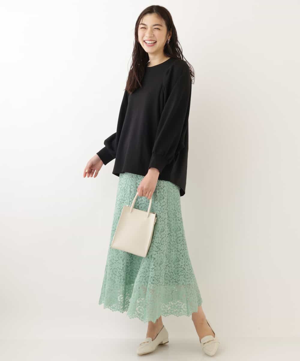 新品LACE DOCKING SWEAT TOP SKIRT