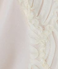 K2KFD03049 a.v.v(アー・ヴェ・ヴェ) コード刺繍チュールドッキングトップス アイボリー