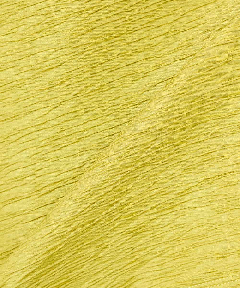 K2KFD13039 a.v.v(アー・ヴェ・ヴェ) キラキラリップル七分袖カットソー ライトイエロー