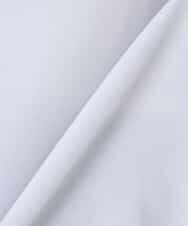 K2KFD18044 a.v.v(アー・ヴェ・ヴェ) 光沢リップル七分袖カットソー ライトブルー