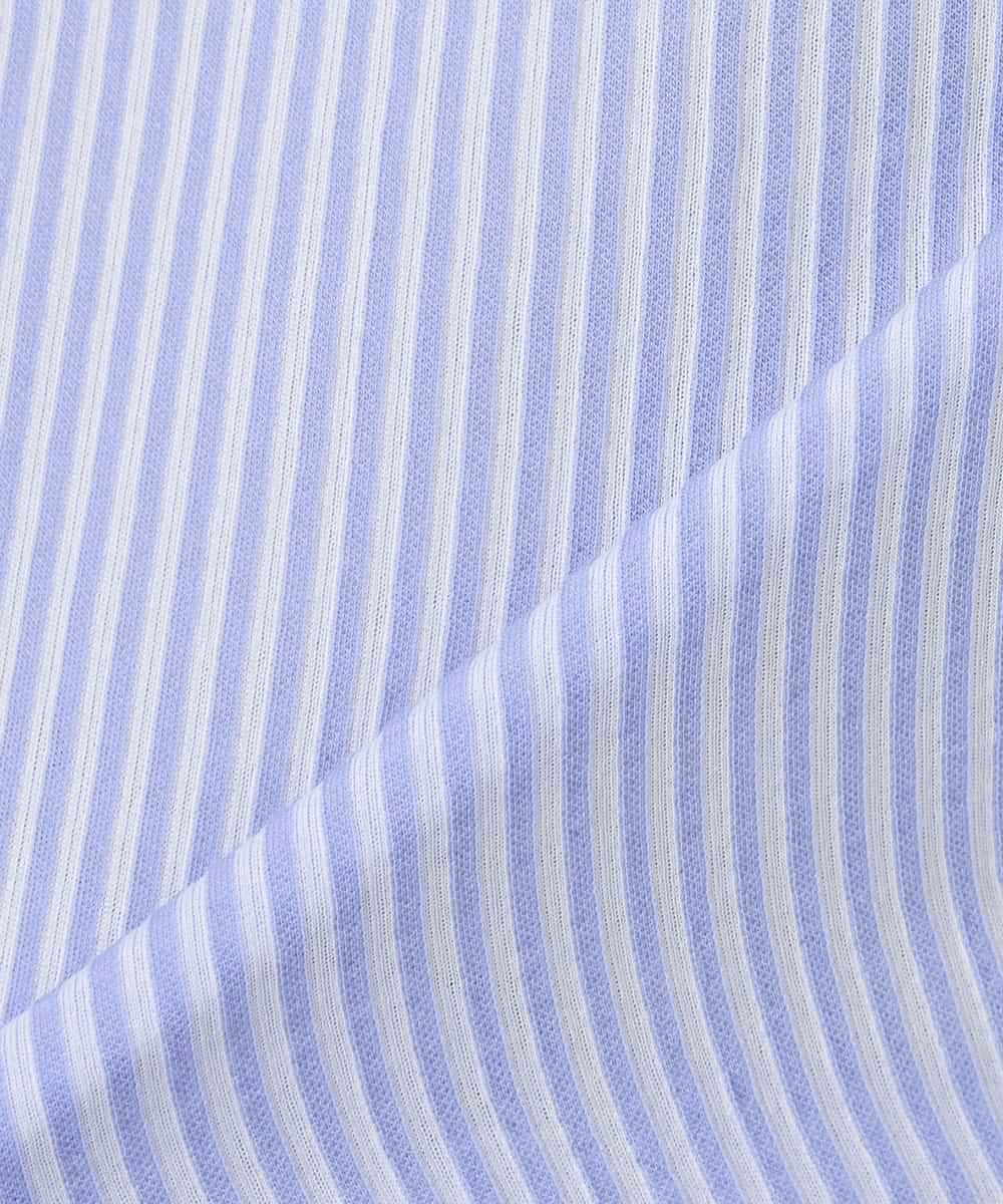 K2KFD21039 a.v.v(アー・ヴェ・ヴェ) タックスリーブストライプカットソー ネイビー