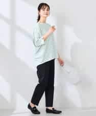 K2KFD22039 a.v.v(アー・ヴェ・ヴェ) リップルバンザイスリーブカットソー グリーン