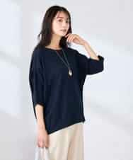 K2KFD22039 a.v.v(アー・ヴェ・ヴェ) リップルバンザイスリーブカットソー グリーン