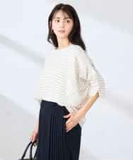 K2KFD22039 a.v.v(アー・ヴェ・ヴェ) リップルバンザイスリーブカットソー グリーン