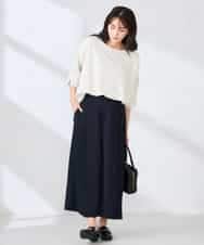 K2KFD22039 a.v.v(アー・ヴェ・ヴェ) リップルバンザイスリーブカットソー グリーン