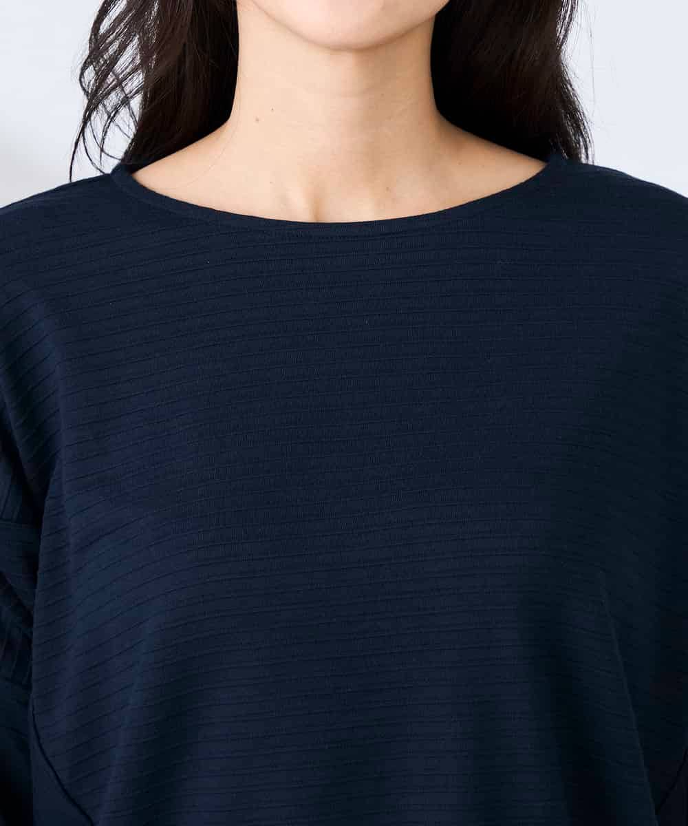 K2KFD22039 a.v.v(アー・ヴェ・ヴェ) リップルバンザイスリーブカットソー グリーン