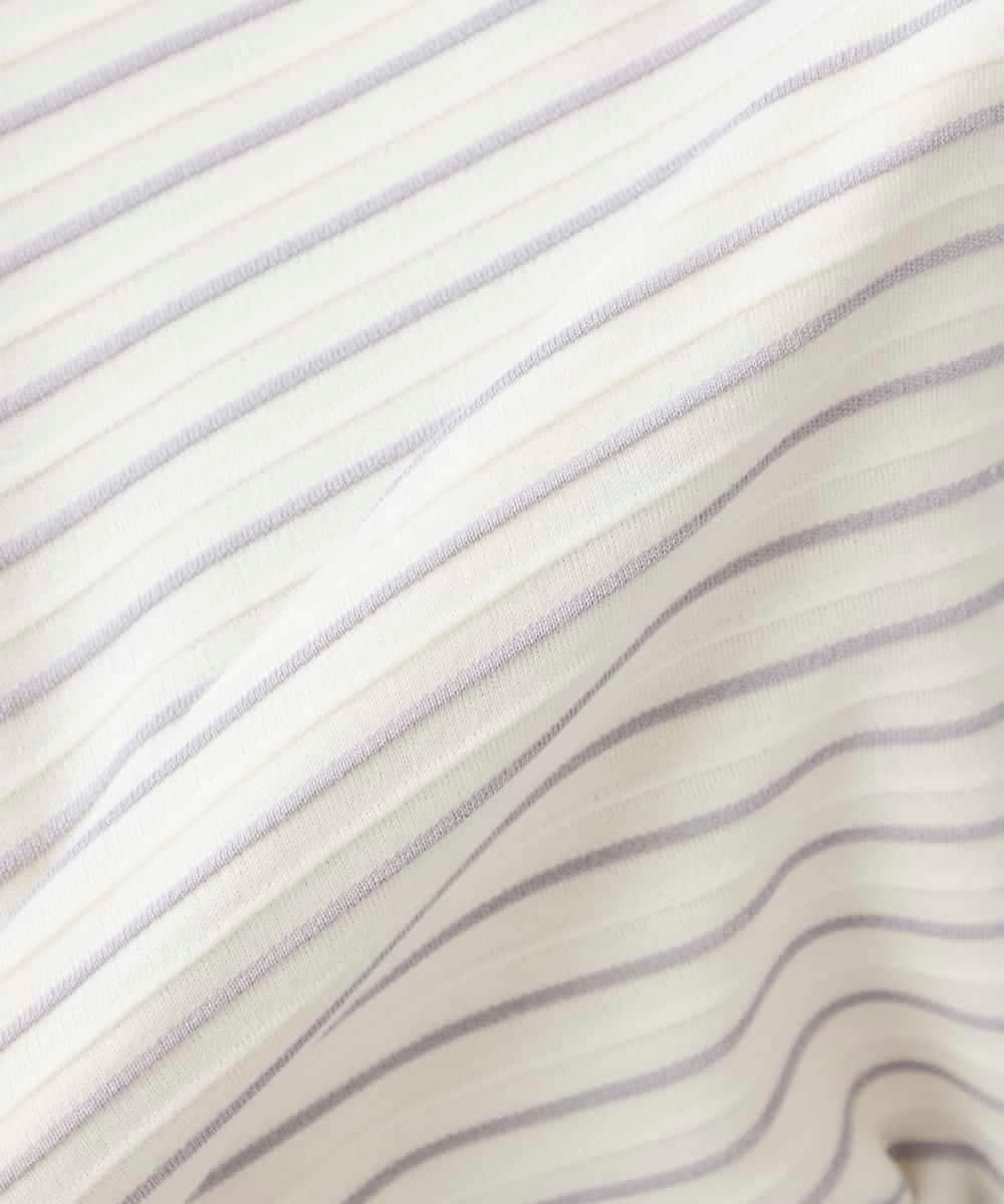 K2KFD22039 a.v.v(アー・ヴェ・ヴェ) リップルバンザイスリーブカットソー グリーン