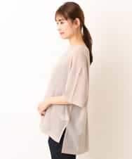 K2KFM47034 a.v.v(アー・ヴェ・ヴェ) シアーテレコTシャツ ベージュ