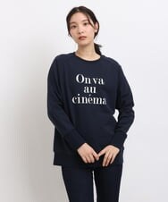 K2KFS17044 a.v.v(アー・ヴェ・ヴェ) 大人のロゴスウェット ネイビー