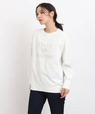 K2KFS17044 a.v.v(アー・ヴェ・ヴェ) 大人のロゴスウェット ネイビー