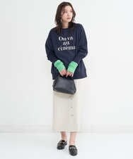 K2KFS17044 a.v.v(アー・ヴェ・ヴェ) 大人のロゴスウェット ネイビー