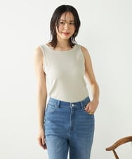 K2KGA01019 a.v.v(アー・ヴェ・ヴェ) 【2WAY】ベーシックタンクトップ ホワイト