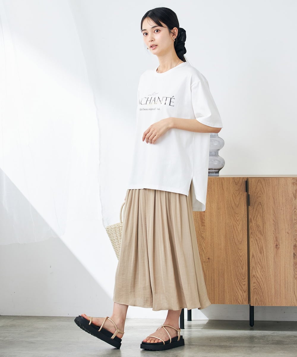 K2KGA29034 a.v.v(アー・ヴェ・ヴェ) 【コットン100%】クラシックロゴTシャツ ダークグレー