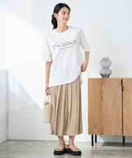 K2KGA29034 a.v.v(アー・ヴェ・ヴェ) 【コットン100%】クラシックロゴTシャツ ダークグレー