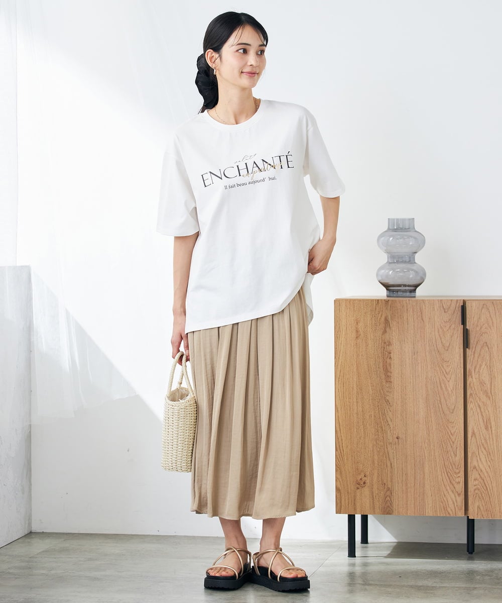 K2KGA29034 a.v.v(アー・ヴェ・ヴェ) 【コットン100%】クラシックロゴTシャツ ダークグレー