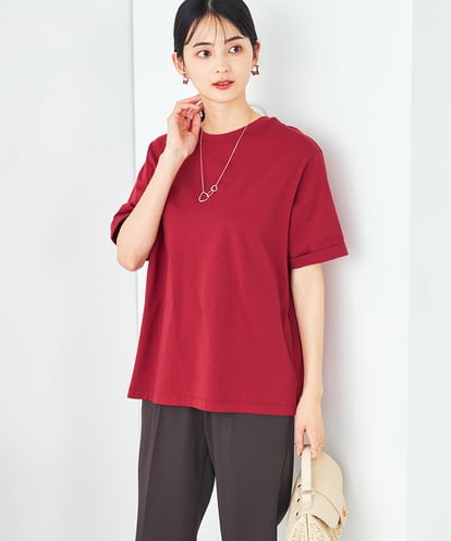 K2KGA30019 a.v.v 【10色展開/コットン100％】ロールアップハーフスリーブＴシャツ