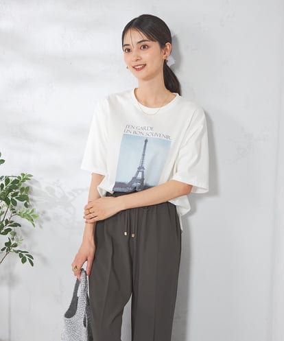 K2KGA34034  【コットン100％】フォトプリントTシャツ