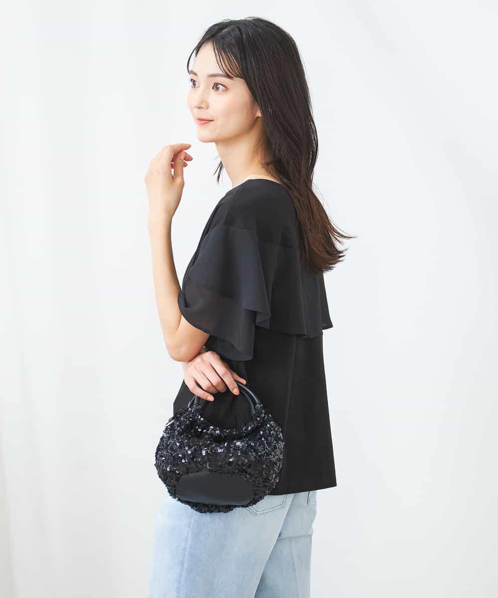 K2KGA44034 a.v.v(アー・ヴェ・ヴェ) 【接触冷感/UVカット】2WAY シフォンケープトップス ピンク