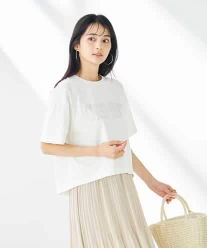 K2KGA45034  【コットン100％】大人のクロップドロゴTシャツ