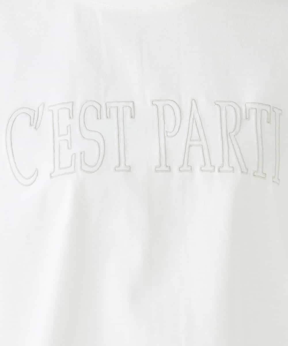 K2KGA45034 a.v.v(アー・ヴェ・ヴェ) 【コットン100％】大人のクロップドロゴTシャツ ホワイト