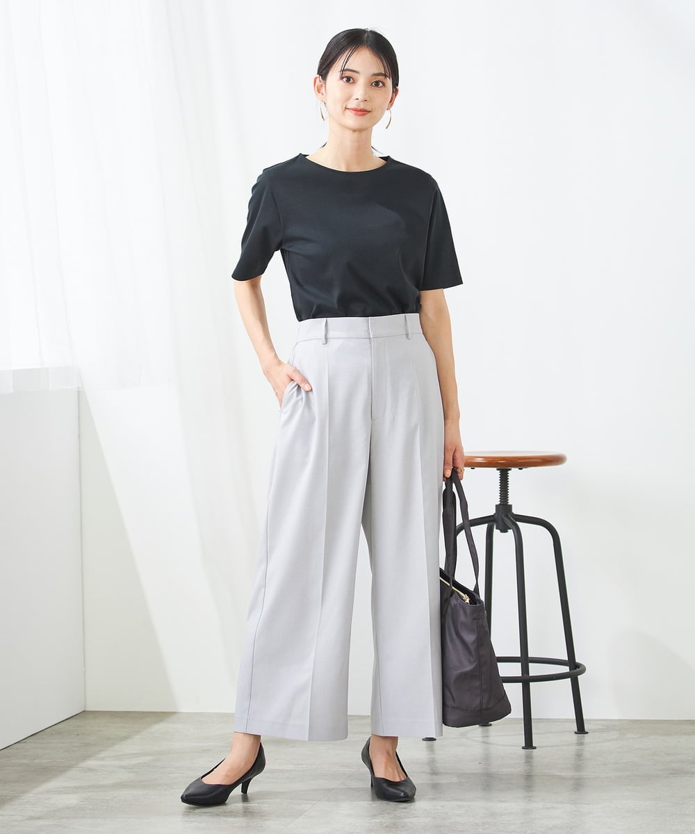 K2KGA50034 a.v.v(アー・ヴェ・ヴェ) 【接触冷感/UVカット】大人のリッチTシャツ オレンジ