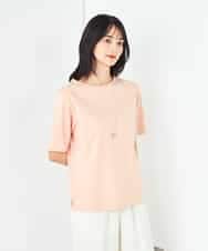 K2KGA50034 a.v.v(アー・ヴェ・ヴェ) 【接触冷感/UVカット】大人のリッチTシャツ オレンジ