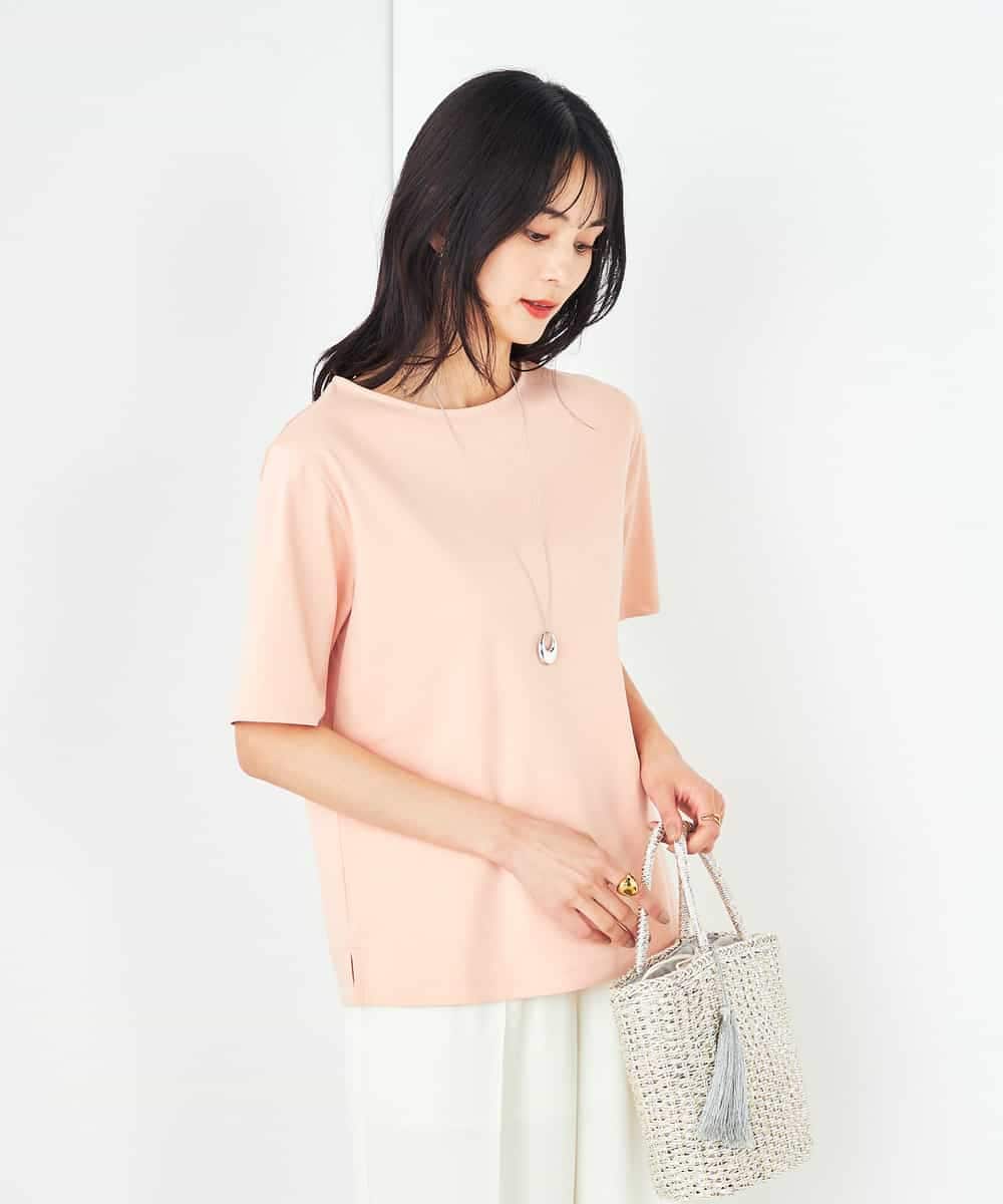 K2KGA50034 a.v.v(アー・ヴェ・ヴェ) 【接触冷感/UVカット】大人のリッチTシャツ オレンジ