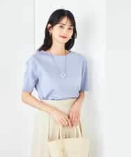 K2KGA50034 a.v.v(アー・ヴェ・ヴェ) 【接触冷感/UVカット】大人のリッチTシャツ オレンジ