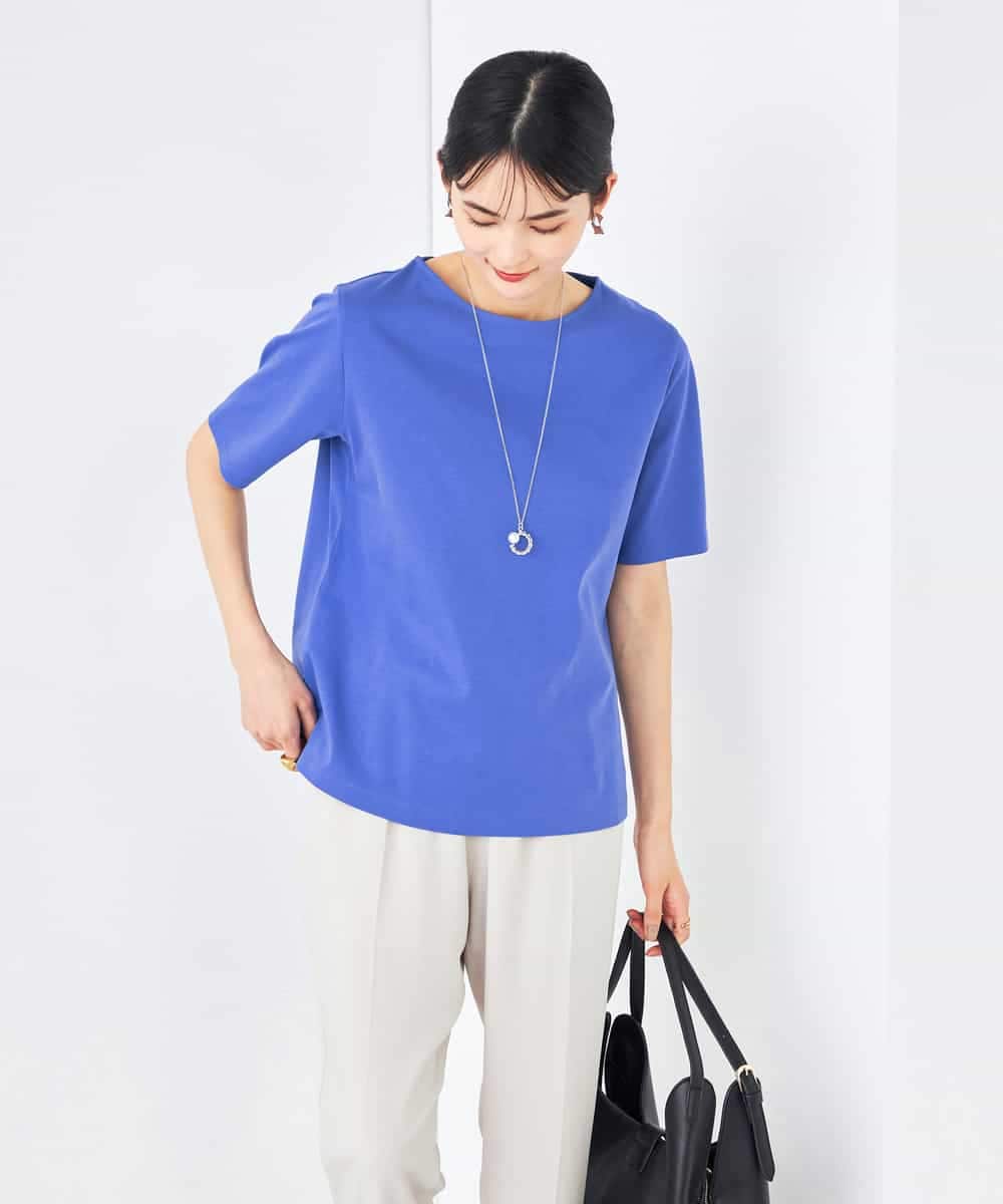 K2KGA50034 a.v.v(アー・ヴェ・ヴェ) 【接触冷感/UVカット】大人のリッチTシャツ オレンジ