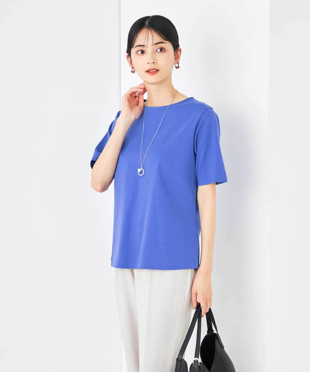 K2KGA50034 a.v.v(アー・ヴェ・ヴェ) 【接触冷感/UVカット】大人のリッチTシャツ オレンジ