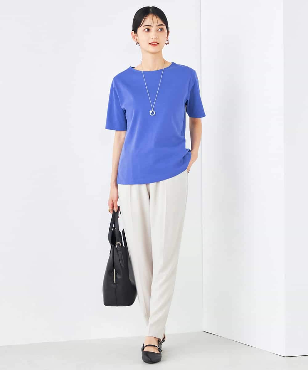 K2KGA50034 a.v.v(アー・ヴェ・ヴェ) 【接触冷感/UVカット】大人のリッチTシャツ オレンジ