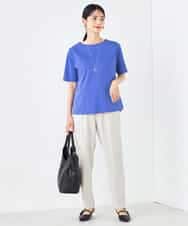 K2KGA50034 a.v.v(アー・ヴェ・ヴェ) 【接触冷感/UVカット】大人のリッチTシャツ オレンジ
