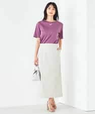 K2KGA50034 a.v.v(アー・ヴェ・ヴェ) 【接触冷感/UVカット】大人のリッチTシャツ オレンジ