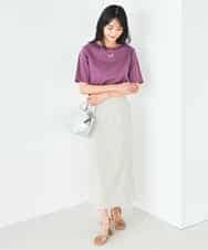 K2KGA50034 a.v.v(アー・ヴェ・ヴェ) 【接触冷感/UVカット】大人のリッチTシャツ オレンジ