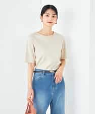 K2KGA50034 a.v.v(アー・ヴェ・ヴェ) 【接触冷感/UVカット】大人のリッチTシャツ オレンジ