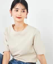 K2KGA50034 a.v.v(アー・ヴェ・ヴェ) 【接触冷感/UVカット】大人のリッチTシャツ オレンジ