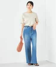 K2KGA50034 a.v.v(アー・ヴェ・ヴェ) 【接触冷感/UVカット】大人のリッチTシャツ オレンジ