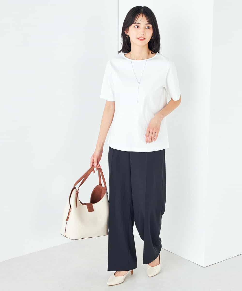 K2KGA50034 a.v.v(アー・ヴェ・ヴェ) 【接触冷感/UVカット】大人のリッチTシャツ オレンジ