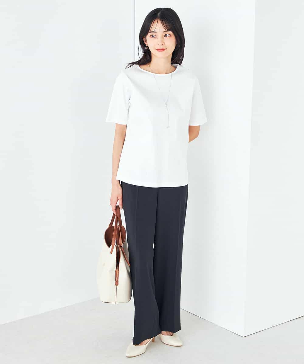 K2KGA50034 a.v.v(アー・ヴェ・ヴェ) 【接触冷感/UVカット】大人のリッチTシャツ オレンジ