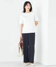 K2KGA50034 a.v.v(アー・ヴェ・ヴェ) 【接触冷感/UVカット】大人のリッチTシャツ オレンジ