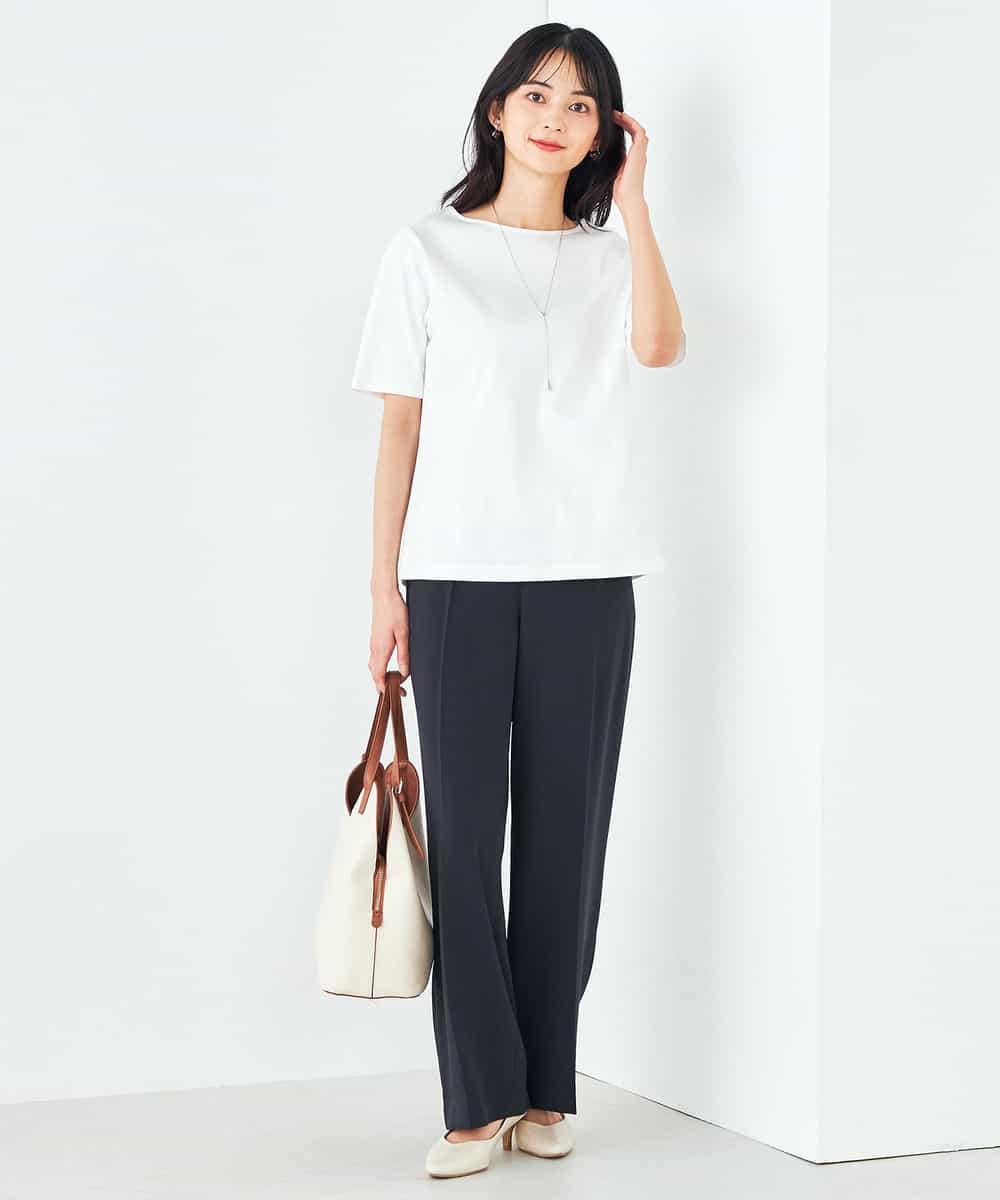 K2KGA50034 a.v.v(アー・ヴェ・ヴェ) 【接触冷感/UVカット】大人のリッチTシャツ オレンジ