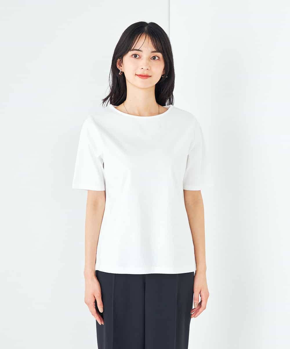 K2KGA50034 a.v.v(アー・ヴェ・ヴェ) 【接触冷感/UVカット】大人のリッチTシャツ オレンジ