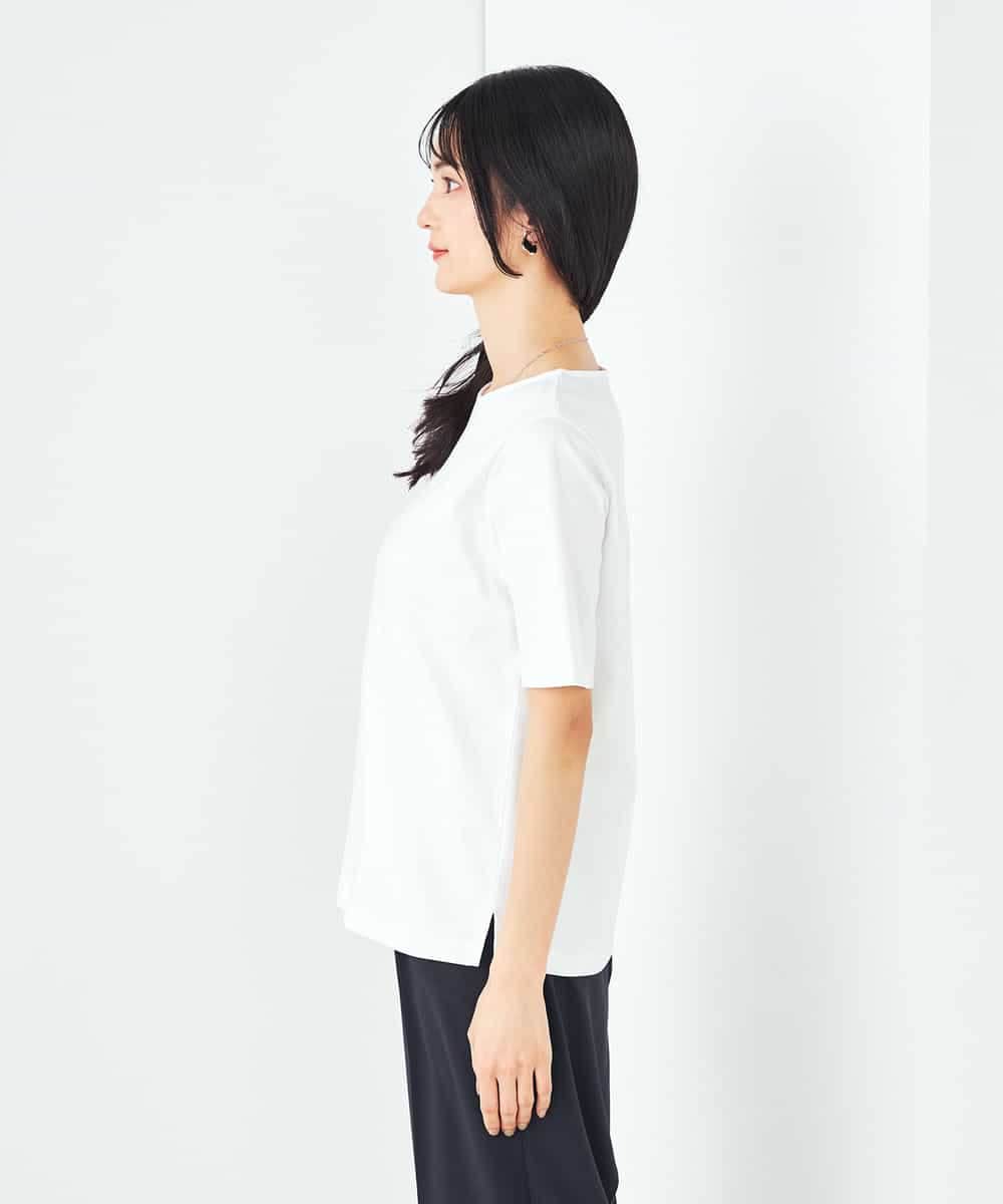 K2KGA50034 a.v.v(アー・ヴェ・ヴェ) 【接触冷感/UVカット】大人のリッチTシャツ オレンジ