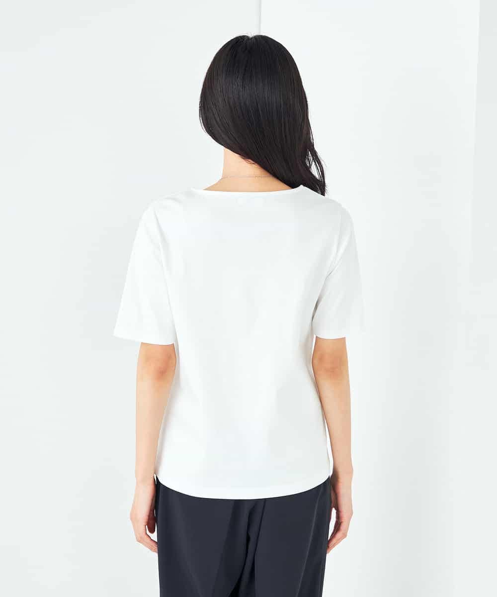 K2KGA50034 a.v.v(アー・ヴェ・ヴェ) 【接触冷感/UVカット】大人のリッチTシャツ オレンジ